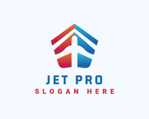 Jet - Air Travel Plane Transport logo design
