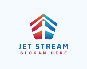 Jet - Air Travel Plane Transport logo design