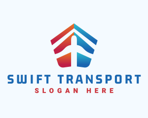 Air Travel Plane Transport logo design