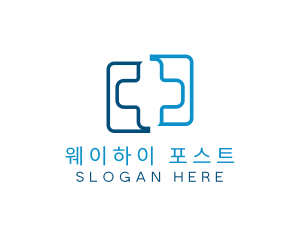 Medical Hospital Doctor Cross logo design