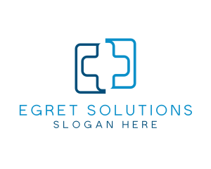 Medical Hospital Doctor Cross logo design