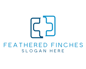 Medical Hospital Doctor Cross logo design