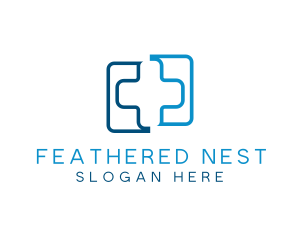 Medical Hospital Doctor Cross logo design