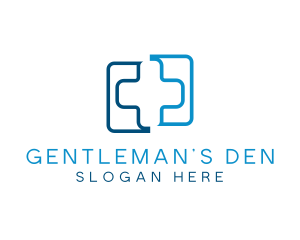 Medical Hospital Doctor Cross logo design