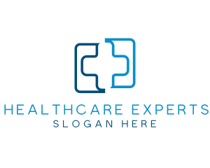 Medical Hospital Doctor Cross logo design