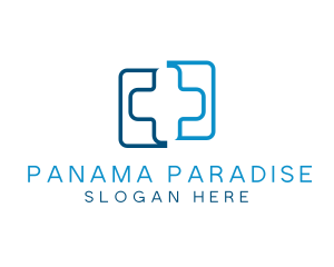 Medical Hospital Doctor Cross logo design