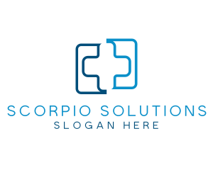 Medical Hospital Doctor Cross logo design