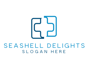 Medical Hospital Doctor Cross logo design