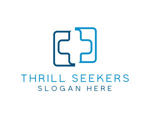 Medical Hospital Doctor Cross logo design