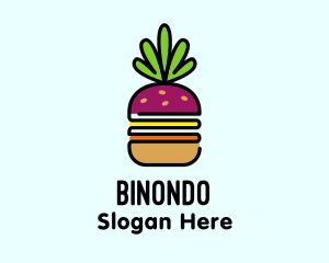 Sandwich - Beet Burger Vegan Restaurant logo design
