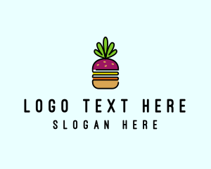 Burger - Beet Burger Vegan Restaurant logo design