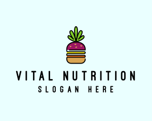 Nutritionist - Beet Burger Vegan Restaurant logo design