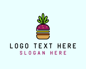 Beet Burger Vegan Restaurant  logo design