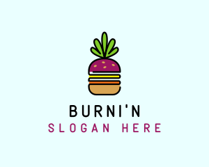 Beet Burger Vegan Restaurant  logo design