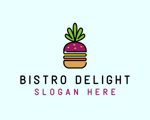 Beet Burger Vegan Restaurant  logo design