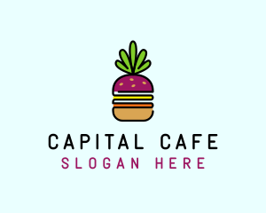 Beet Burger Vegan Restaurant  logo design