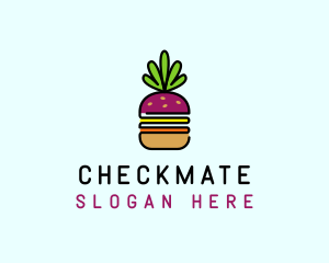 Beet Burger Vegan Restaurant  logo design