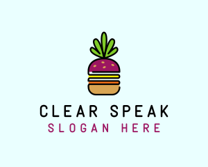 Beet Burger Vegan Restaurant  logo design