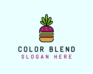 Beet Burger Vegan Restaurant  logo design