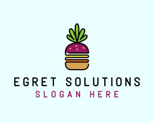 Beet Burger Vegan Restaurant  logo design