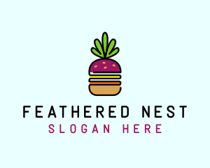 Beet Burger Vegan Restaurant  logo design