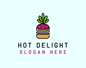 Beet Burger Vegan Restaurant  logo design