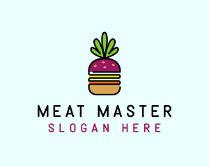 Beet Burger Vegan Restaurant  logo design