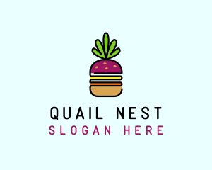 Beet Burger Vegan Restaurant  logo design