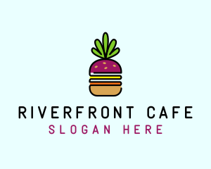 Beet Burger Vegan Restaurant  logo design