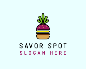 Beet Burger Vegan Restaurant  logo design