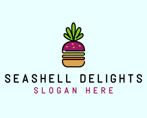 Beet Burger Vegan Restaurant  logo design