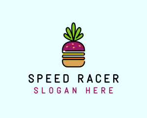 Beet Burger Vegan Restaurant  logo design