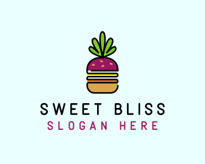 Beet Burger Vegan Restaurant  logo design