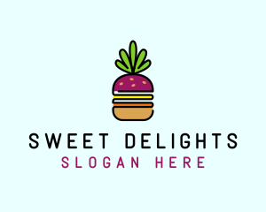 Beet Burger Vegan Restaurant  logo design