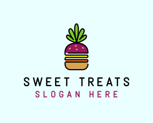 Beet Burger Vegan Restaurant  logo design