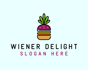 Beet Burger Vegan Restaurant  logo design