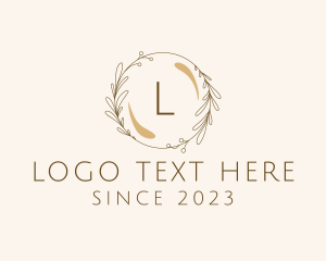 Organic Products - Organic Natural Leaf Wreath logo design