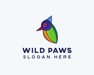 Wild Bird Animal logo design