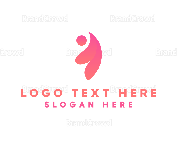 Organic Floral Human Logo