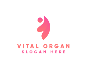 Organic Floral Human  logo design