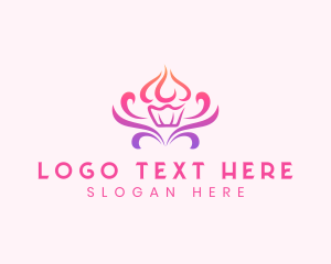 Cooking - Elegant Cupcake Pastry logo design