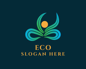 Human Nature Leaf Logo