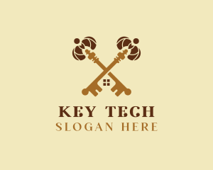 Residence Key Property  logo design