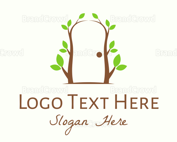 Botanical Tree Door Logo