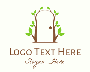 Lawn Care - Botanical Tree Door logo design