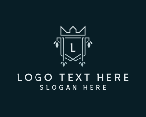 Events - Organic Shield Crown logo design