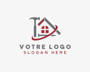 Construction Repair Tools logo design