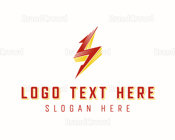 Lightning Bolt Power Logo