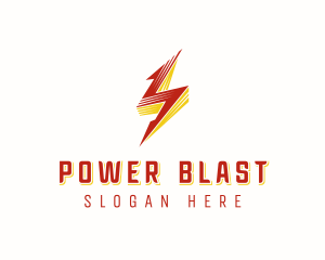 Lightning Bolt Power logo design