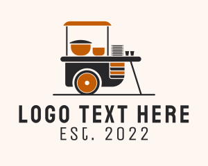 Food - Diner Food Cart logo design